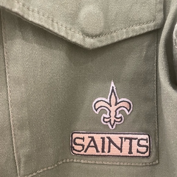 WEAR By Erin Andrews New Orleans Saints Utility Jacket Small - Picture 6 of 7